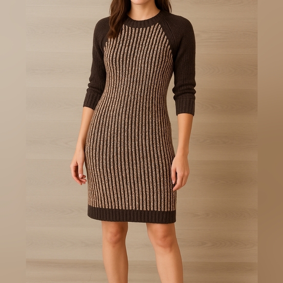 Romeo & Juliet Couture Retro Chunky Knit Sweater Dress, Small - Picture 1 of 16